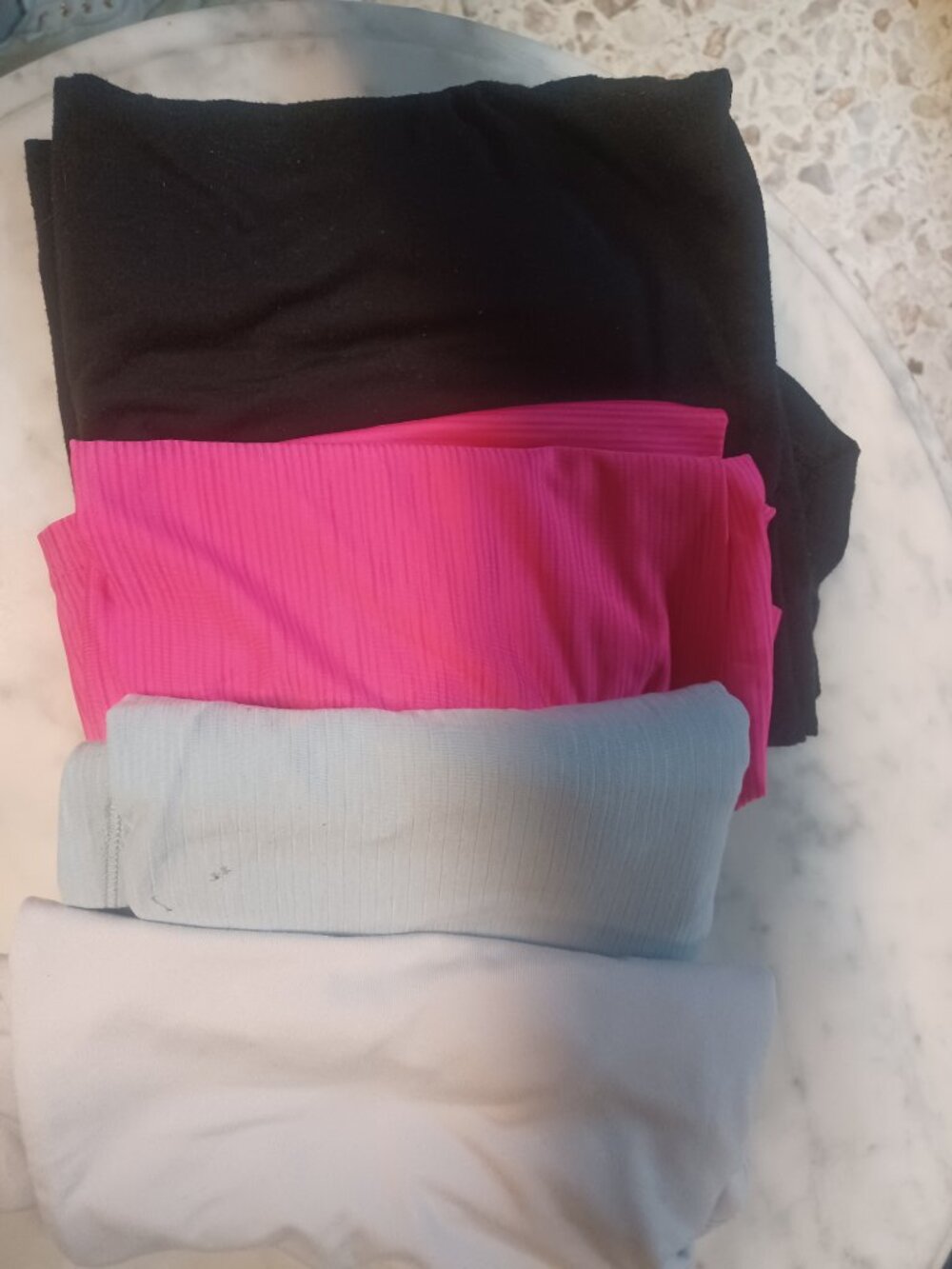 Women's Summer Tank Bundle of 4 XS Black Pink Light Blue White - Picture 15 of 15